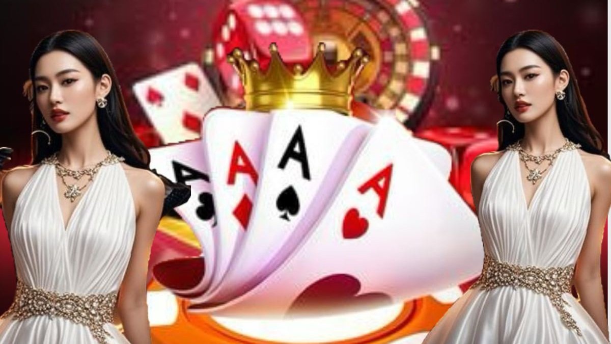Baccarat live table broadcast showing dealer, cards, and player betting interface
